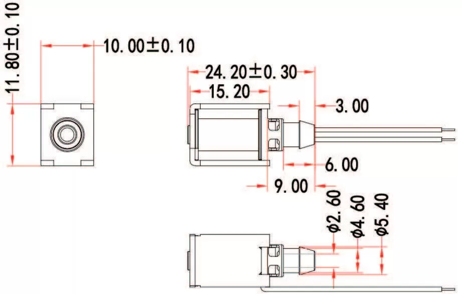 Specification of 0415GC Micro Air Valve