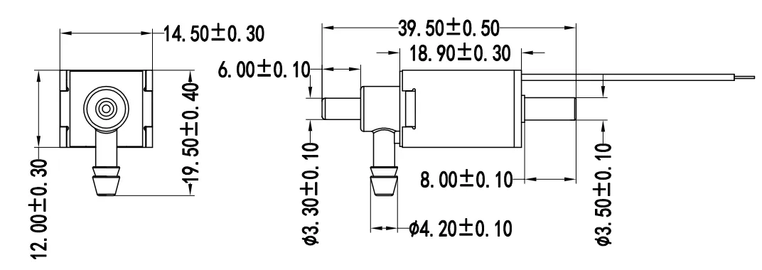 Specification of 0518GE Micro Water Solenoid Valve