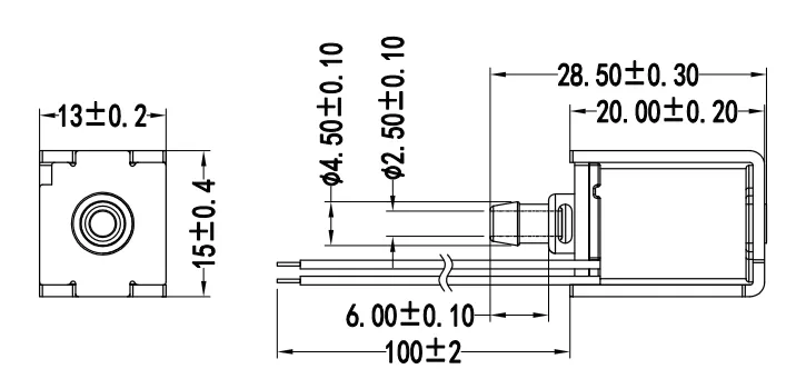 Specification of 0526GC Micro Air Valve