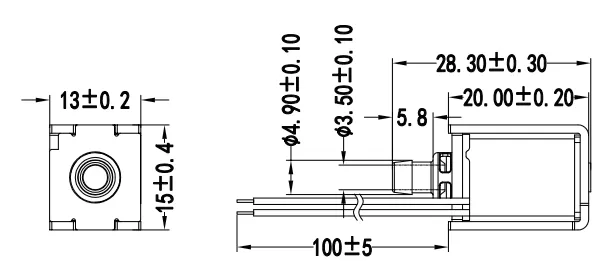 Specification of 0526GK Micro Air Valve