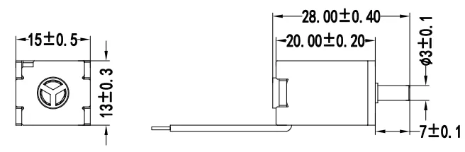 Specification of 0526GL Micro Air Valve