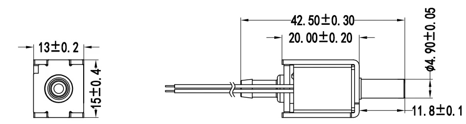 Specification of 0526GP Micro Air Valve