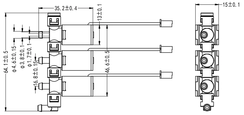 Specification of 0526GR-3 Micro Air Valve