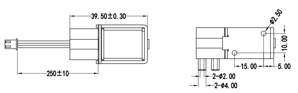 Specification of 0726GB Micro Air Valve