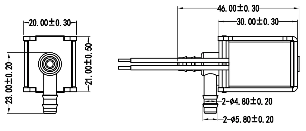 Specification of 0730GE Micro Water Solenoid Valve