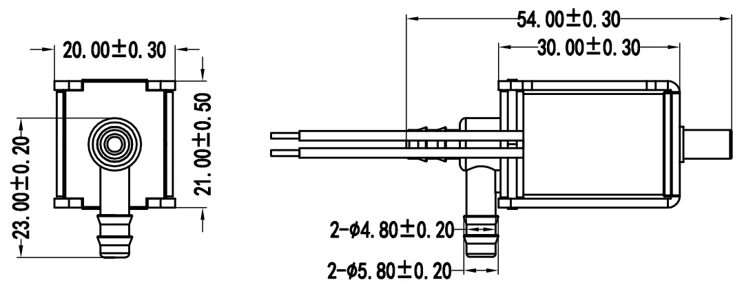 Specification of 0730GH Micro Water Solenoid Valve