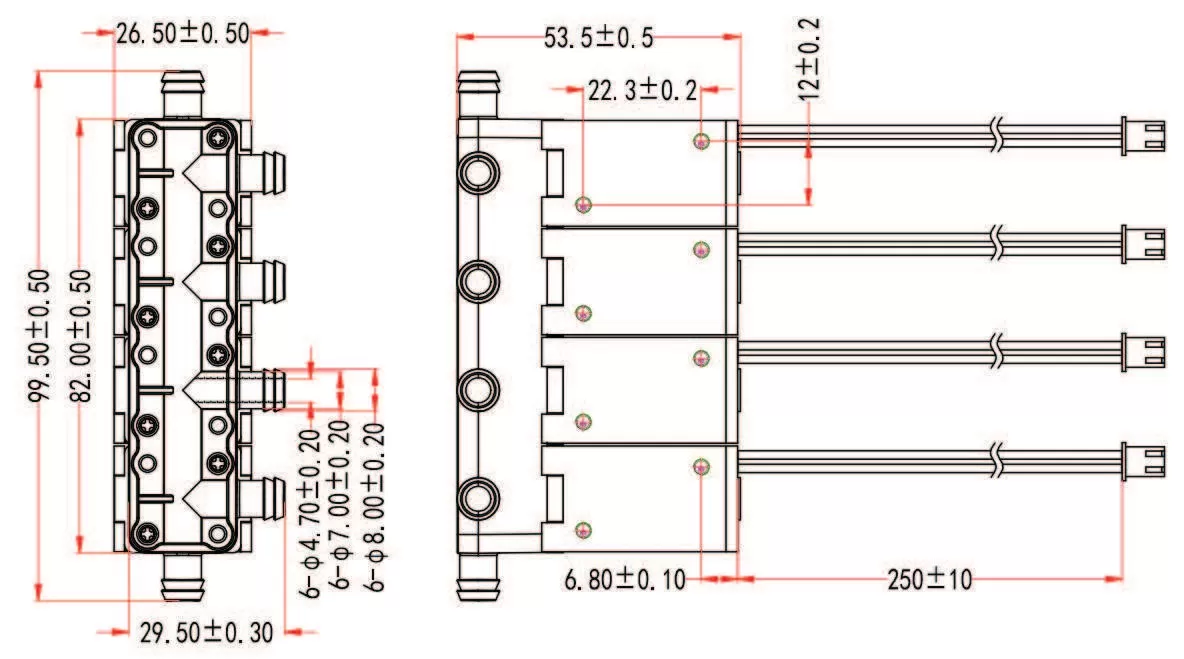 Specification of 0837GB-4 Micro Water Solenoid Valve