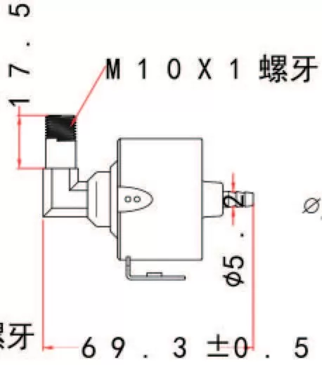 Specification of 40DCBA Alternating Current (AC) Electromagnetic Pump