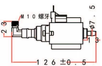 Specification of 55DCBA Alternating Current (AC) Electromagnetic Pump